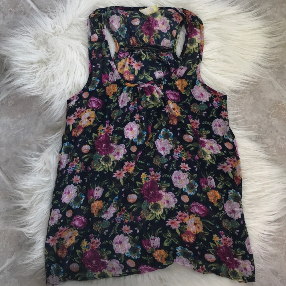 Francesca’s floral tank top